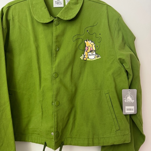NWT green Winnie the Pooh jacket women’s XL - Picture 3 of 4